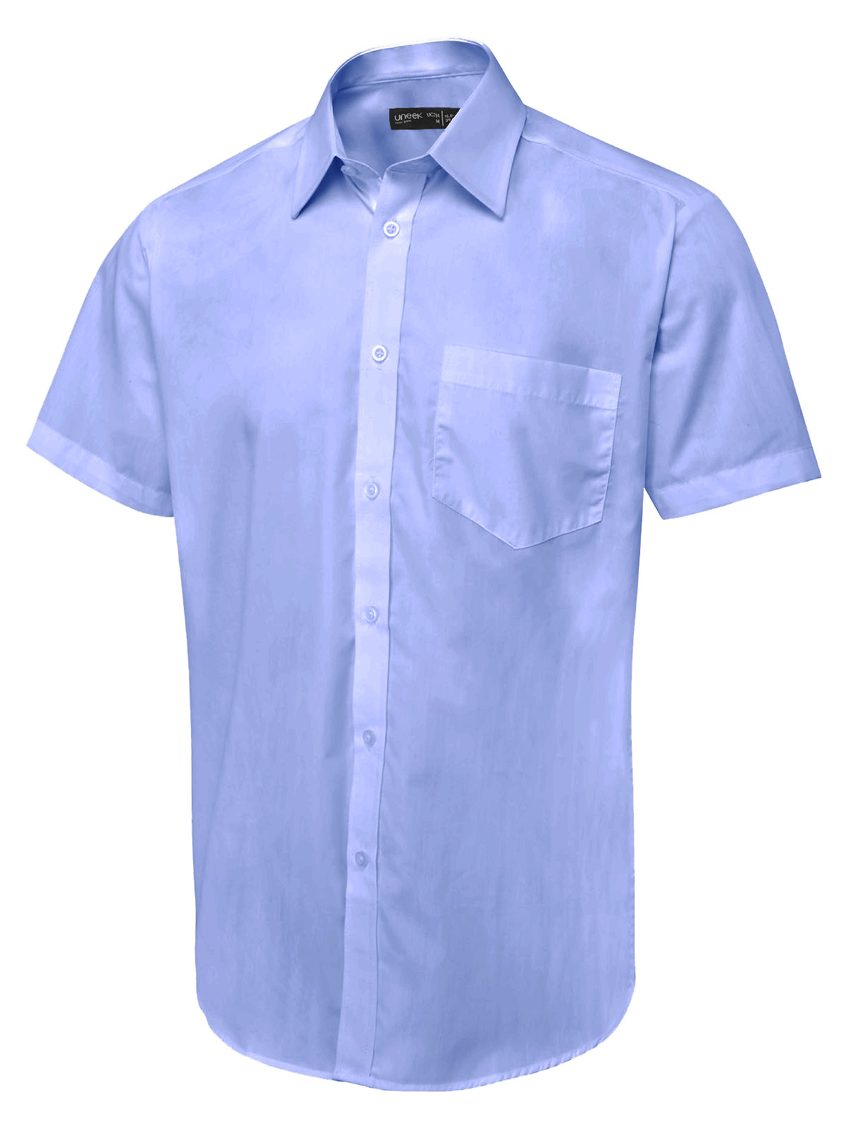 Mens Short Sleeve Poplin Shirt (Tailored Fit) 714 - Westpoint ...